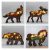 Deck your walls with our Christmas Wooden Animal Carving Handcraft Gift. Hang the 3D Bear, Deer, and Elk sculptures